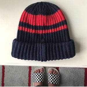 Manrepeller Goldilocks Beanie Knit Navy